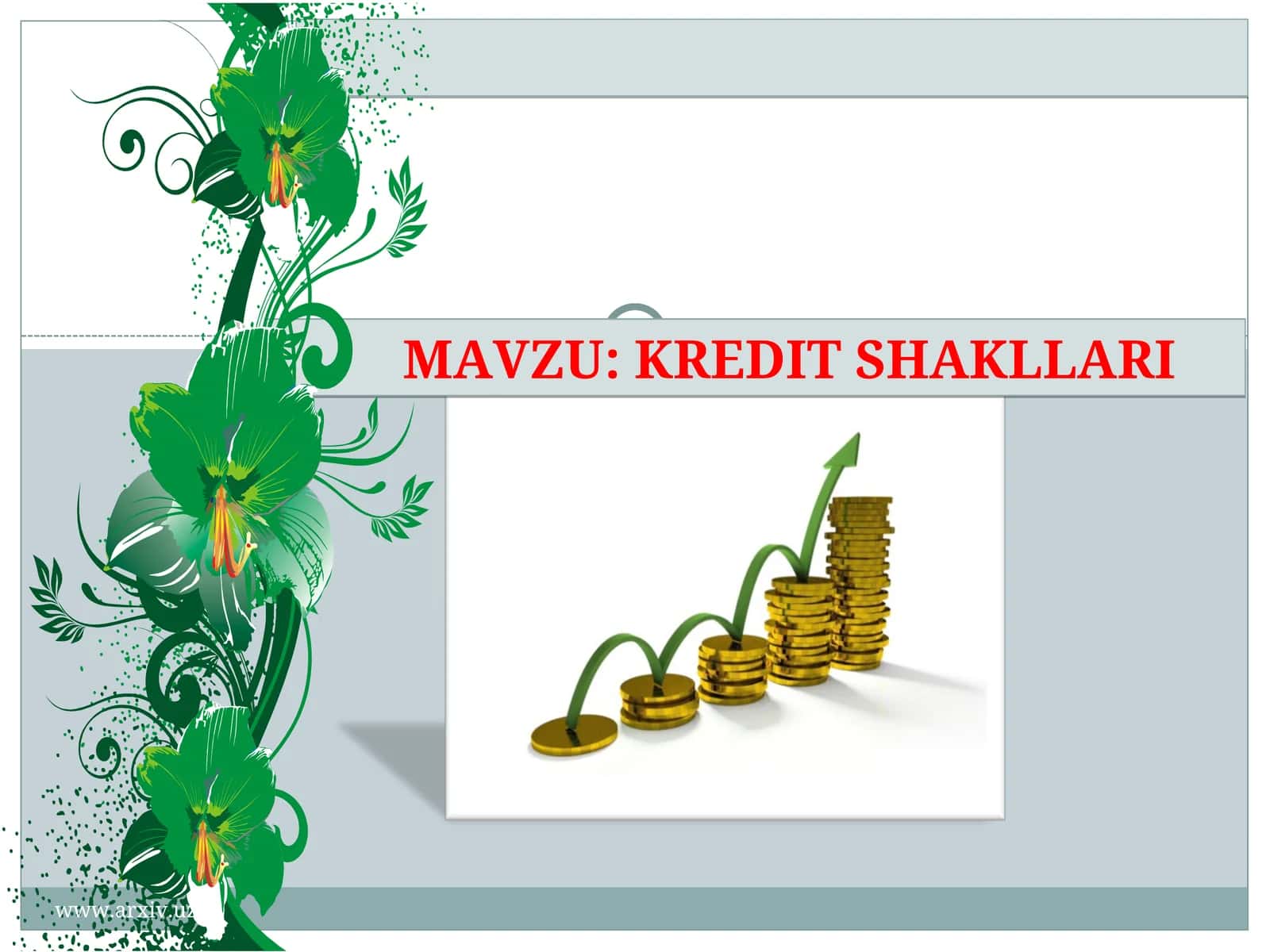 KREDIT SHAKLLARI 1