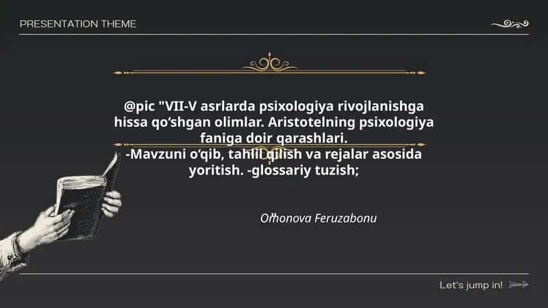 VII-V asrlarda psixologiya rivojlanishga hissa qo‘shgan olimlar 1