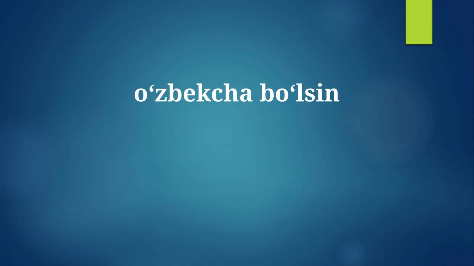 O‘zbekcha “Let It Be”: talqinlar va ta’sirlar 1