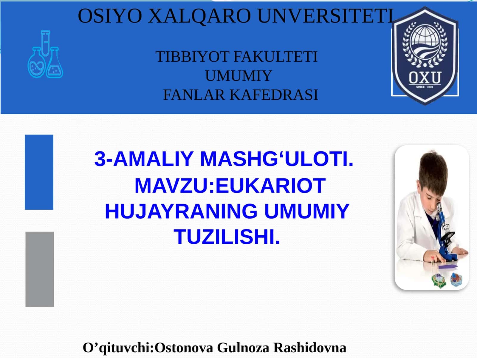 EUKARIOT HUJAYRANING UMUMIY TUZILISHI 1