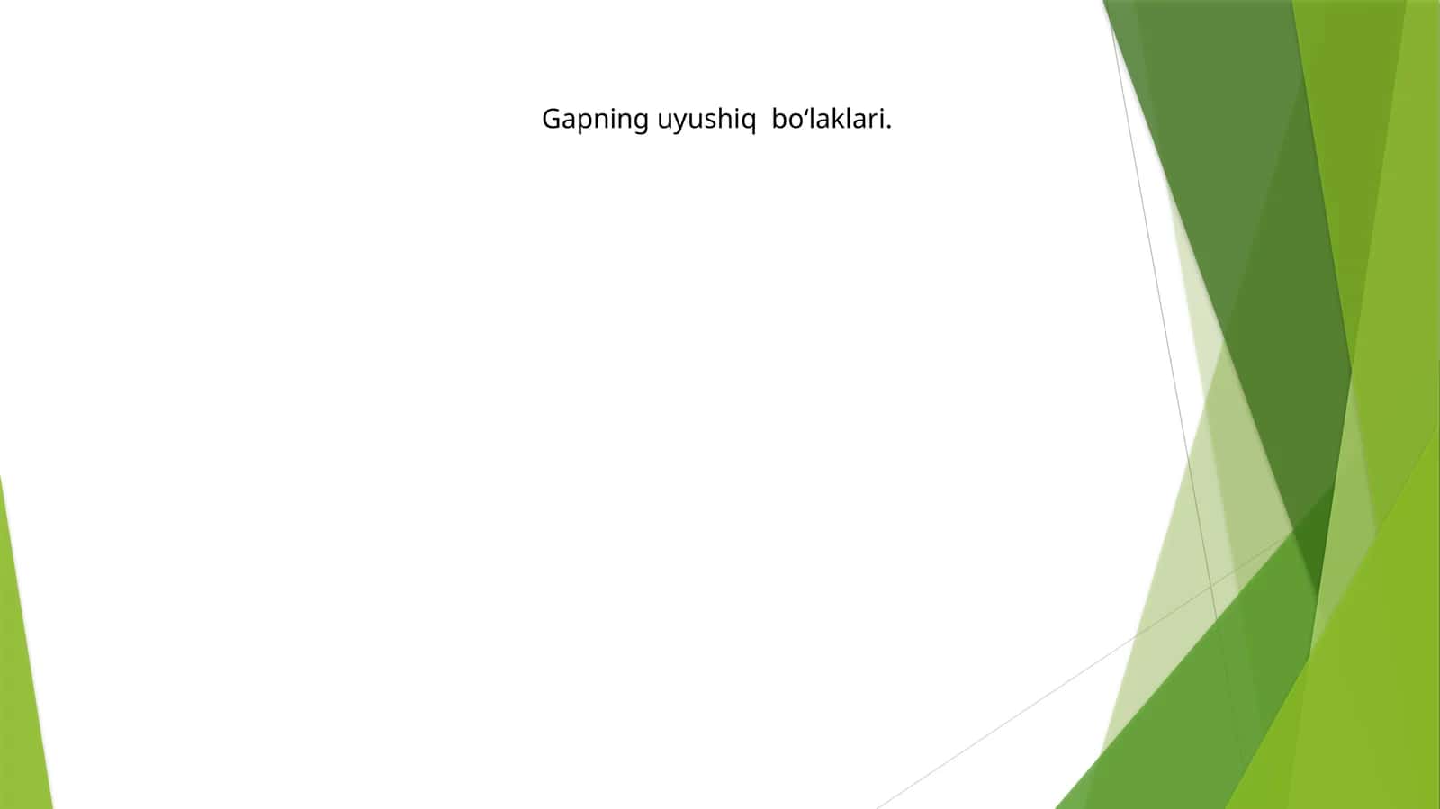 Gapning uyushiq bo‘laklari 1