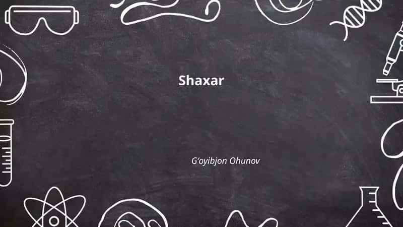 Shaxar tarixi va rivojlanishi 1