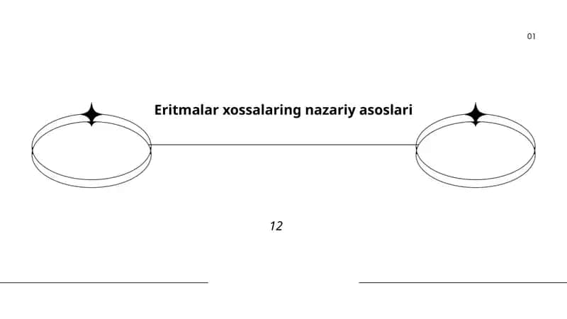 Eritmalar xossalaring nazariy asoslari 1