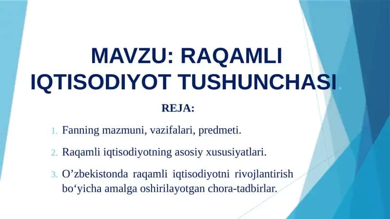 RAQAMLI IQTISODIYOT TUSHUNCHASI 1