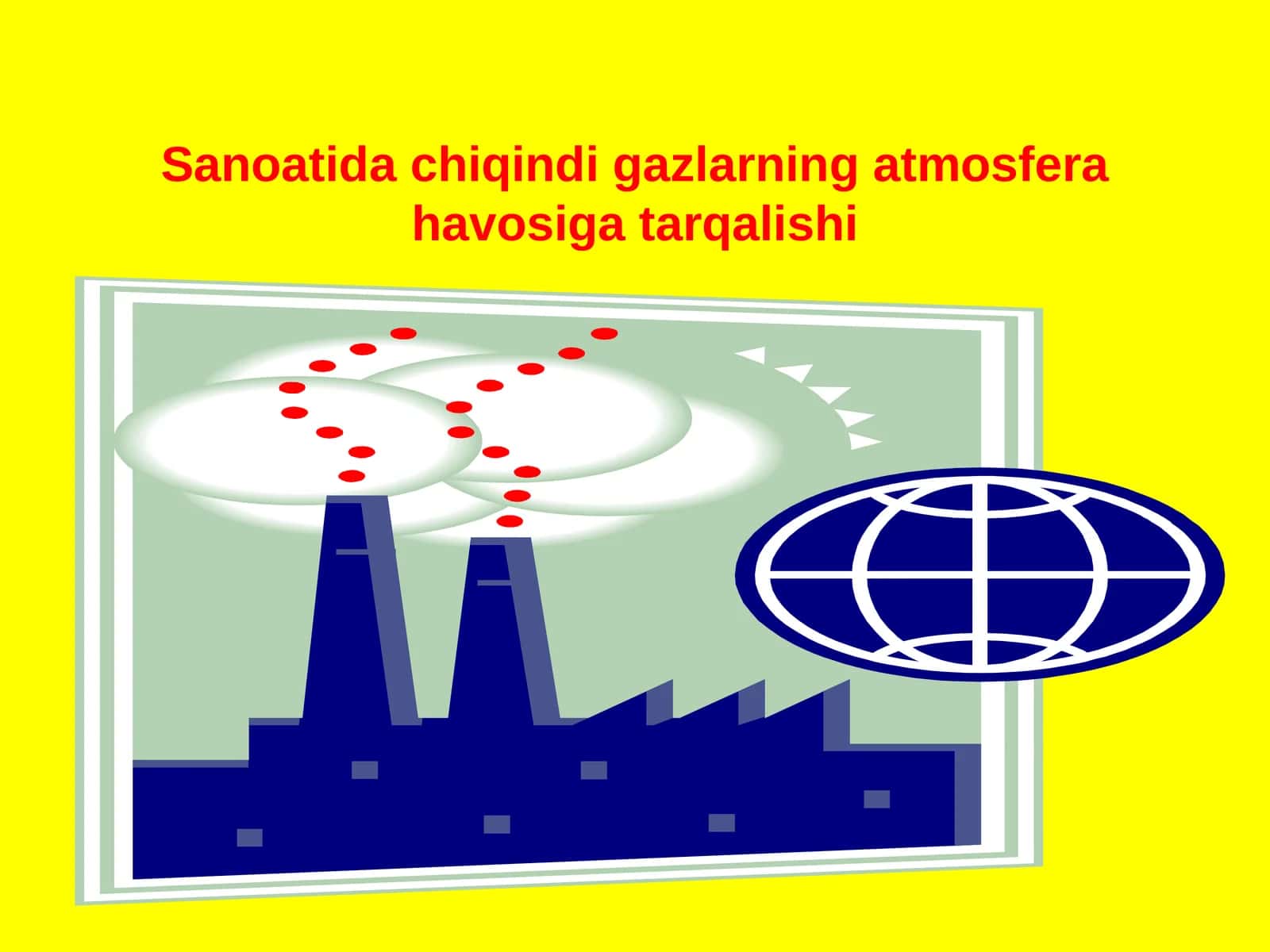 Neft va gaz sanoatida chiqindi gazlarning atmosfera havosiga tarqalishi 1