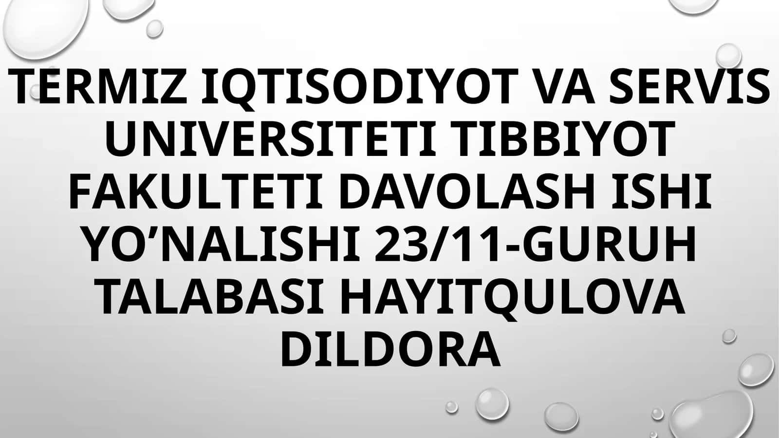 Qonzardobilarni qilishning klinikahamiyati 1