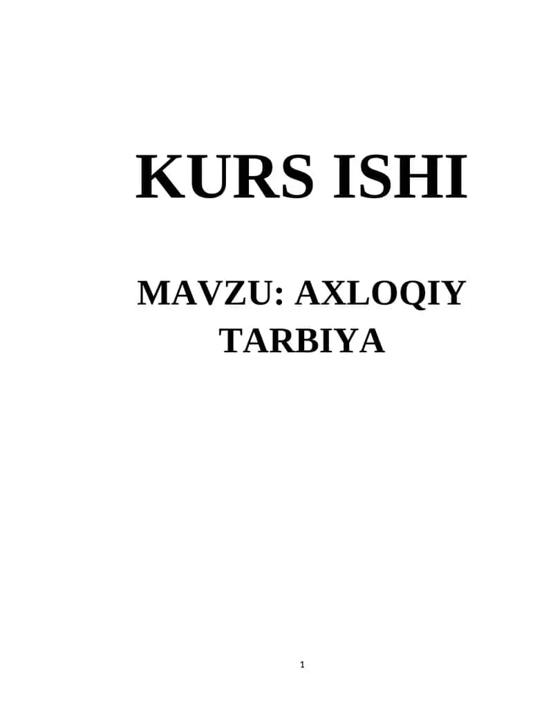 AXLOQIY TARBIYA 1