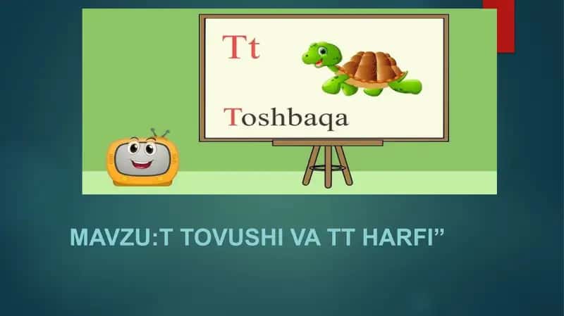 T tovushi va Tt harfi 1