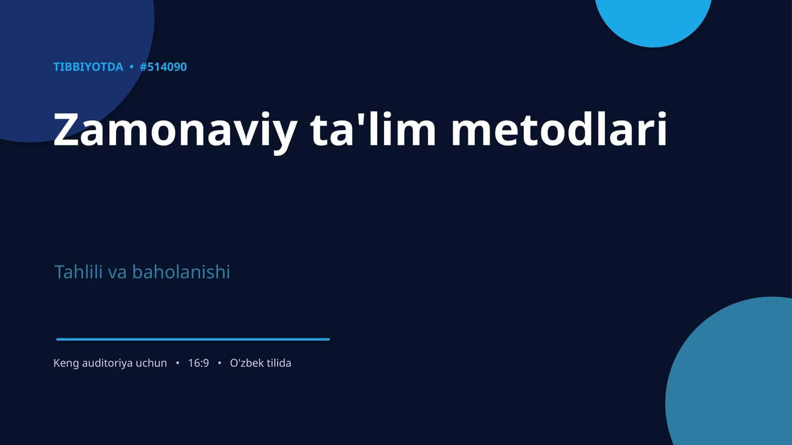 Zamonaviy ta'lim metodlari 1