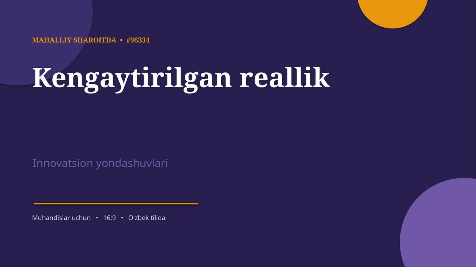 Kengaytirilgan reallik 1