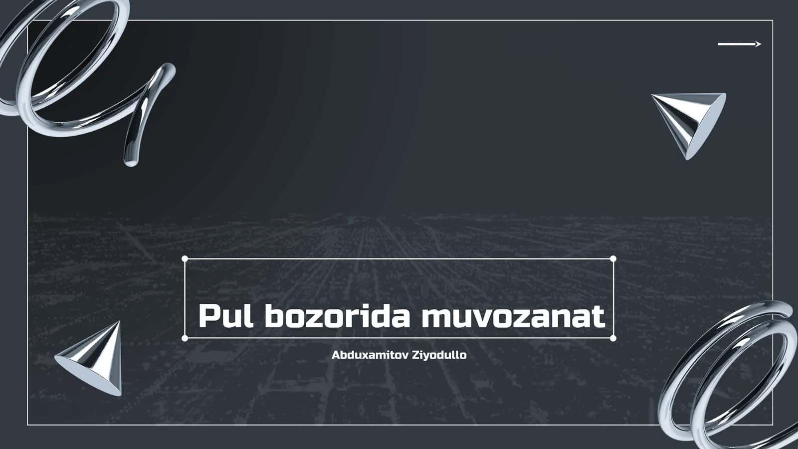 Pul taklifi. Bank multiplikatori 1