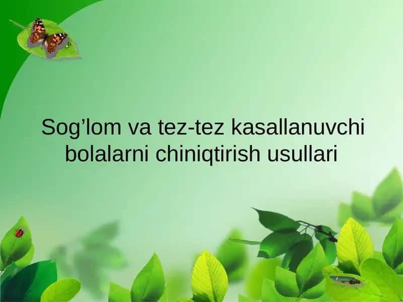 Bolaniqandaychiniqtirishhaqidaqisqavalo‘ndamaslahatlar 1