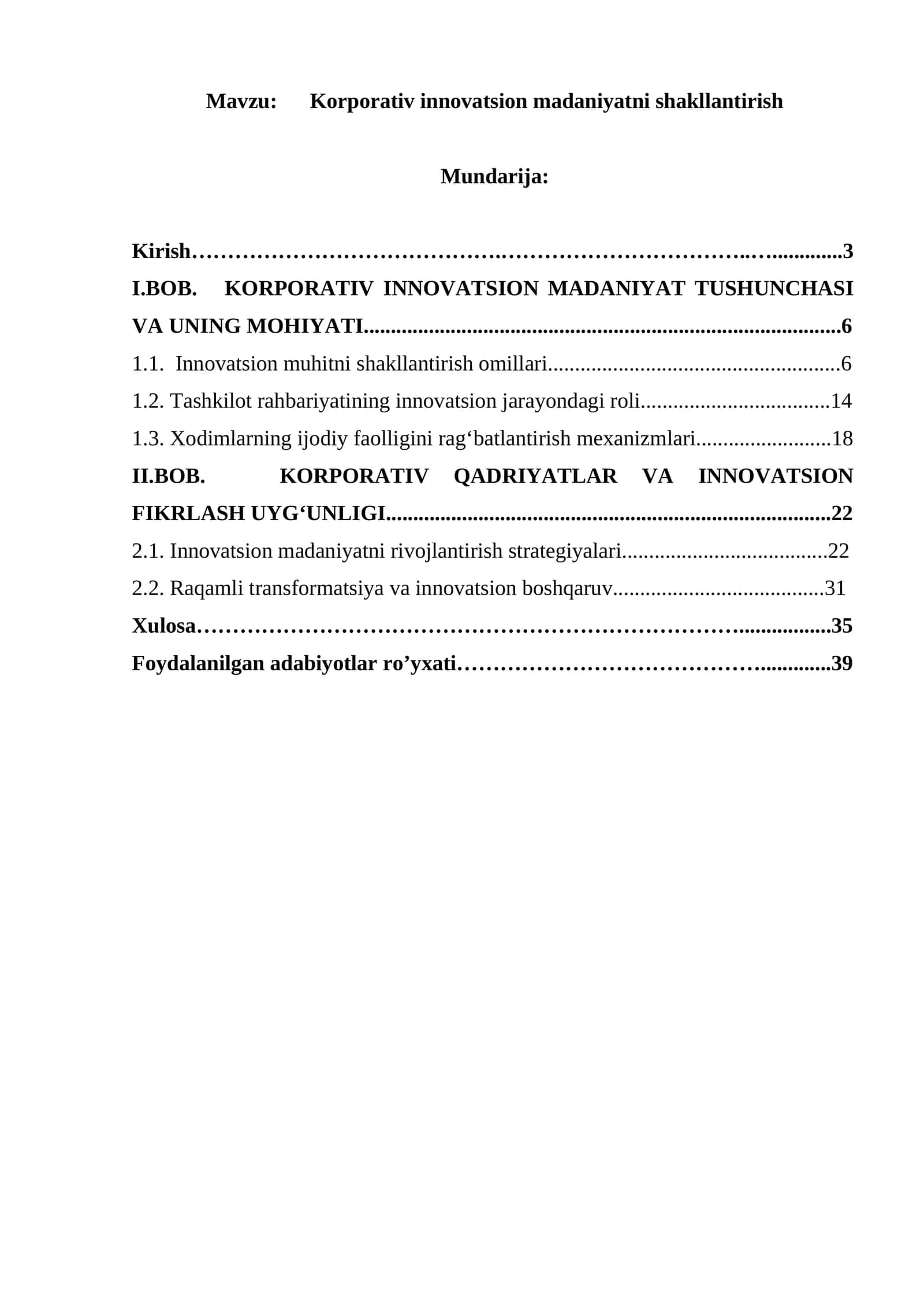 Korporativ innovatsion madaniyatni shakllantirish 1