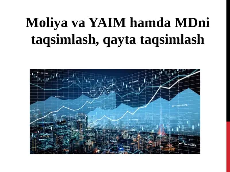 MoliyavaYAIMhamdaMDnitaqsimlash,qaytataqsimlash 1
