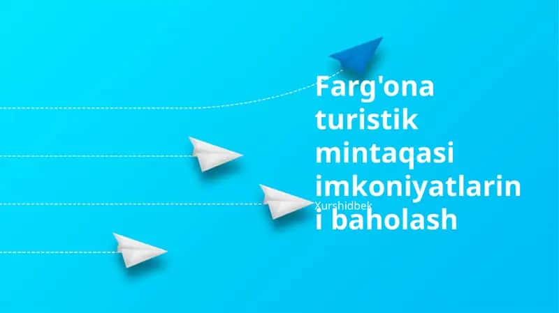 Turistik mintaqaning imkoniyatlari 1