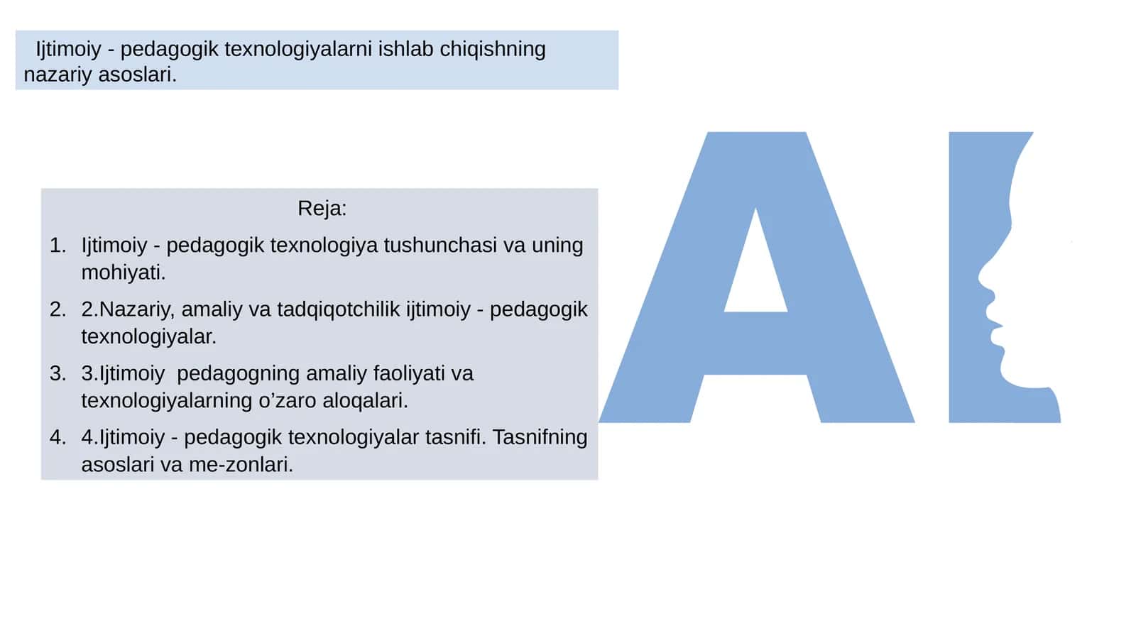Ijtimoiy - pedagogik texnologiyalarni ishlab chiqishning nazariy asoslari 1