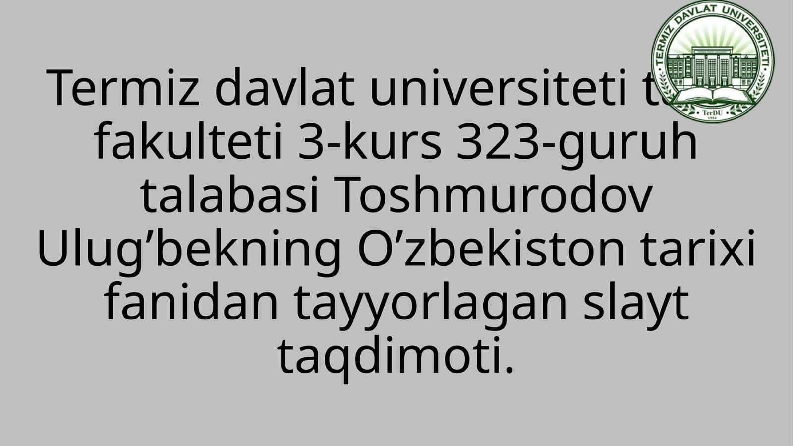 Qoraqalpog’iston Respublikasi Mustaqillik Davri 1