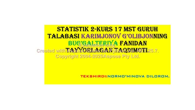 Buxgalteriya hisobi to`g`risida tushuncha (2) 1
