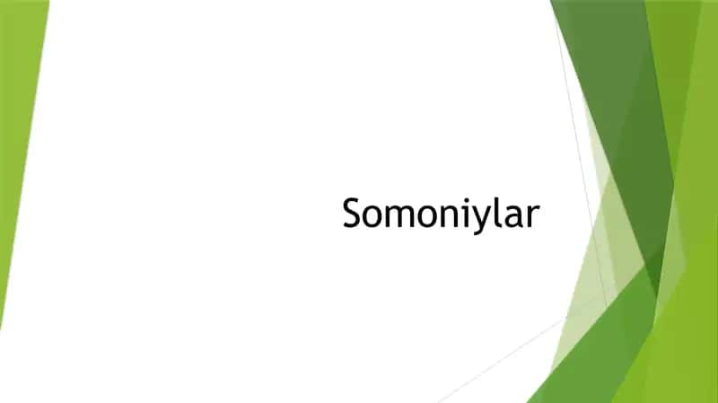 Somoniylar davlati 1