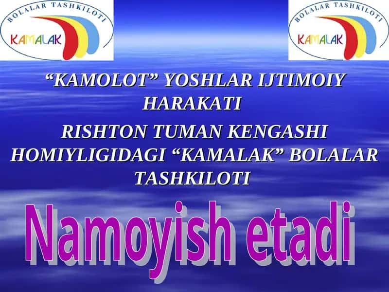 Kamalak bolalar tashkiloti 1