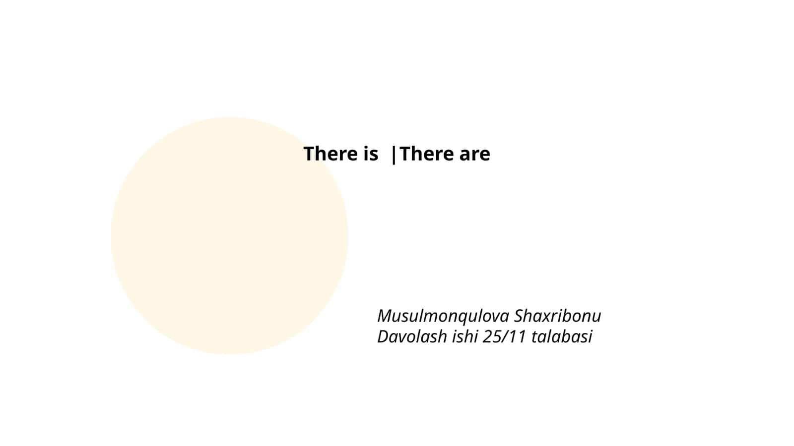 There is/There are tuzilmasi 1