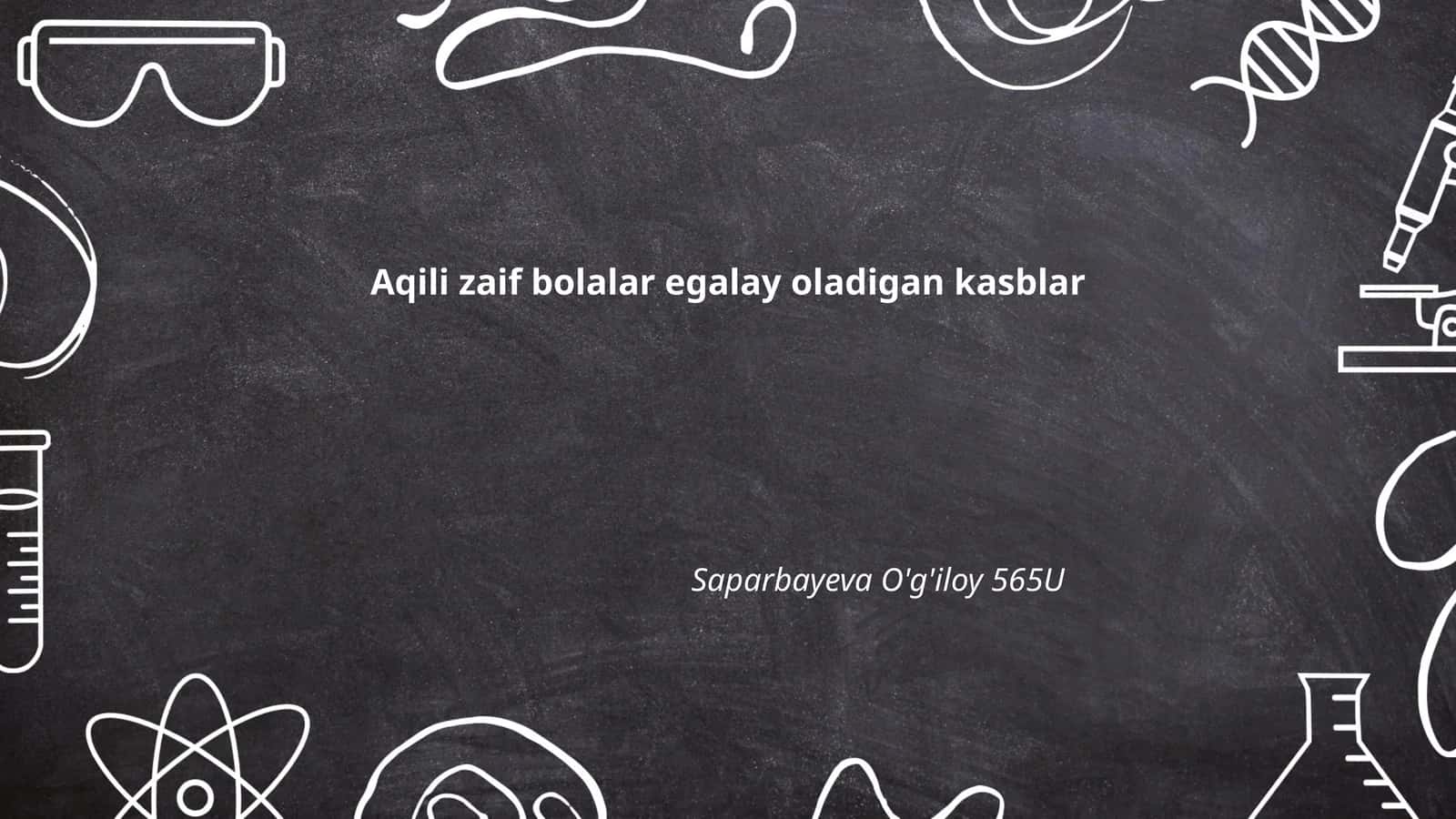 O'qituvchi yordamchisi 1