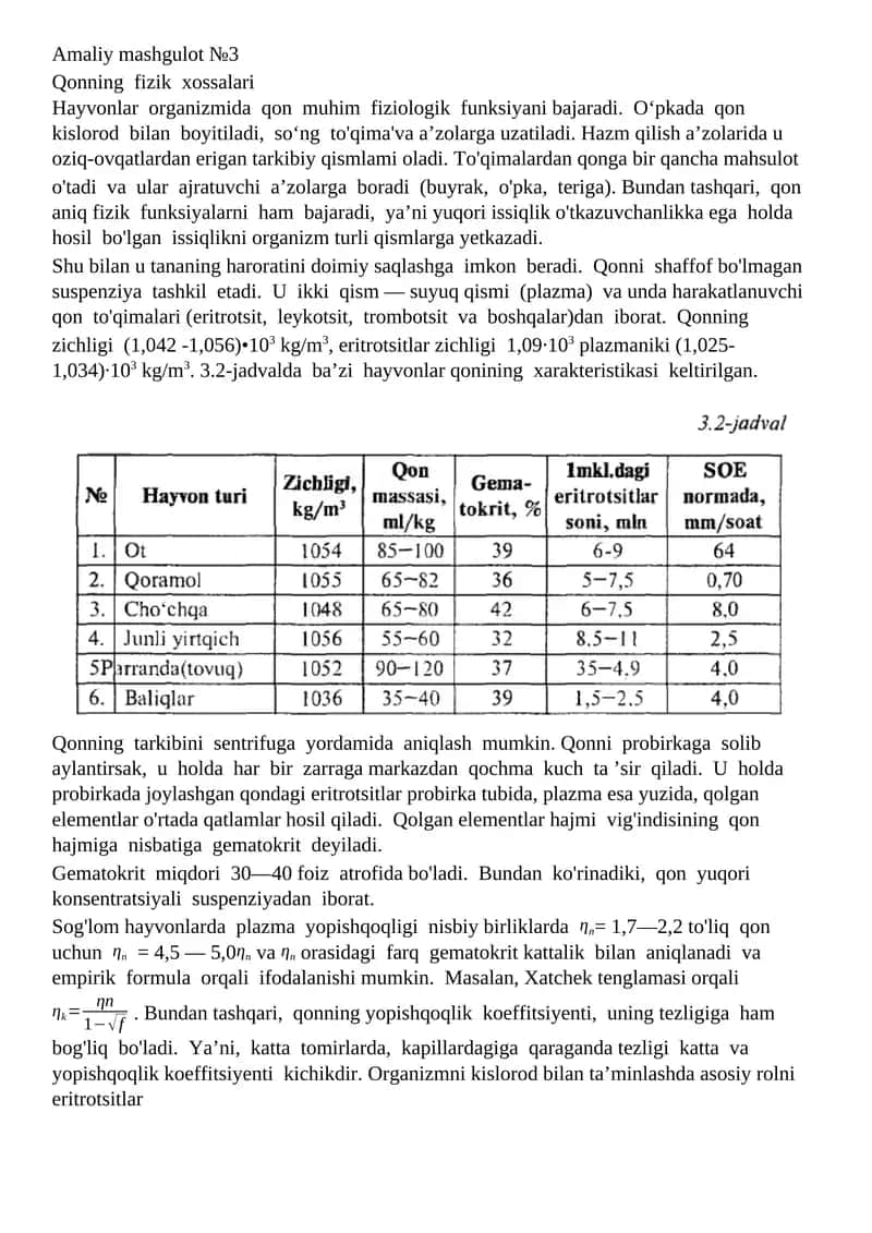 Amaliy mashgulot №3 1