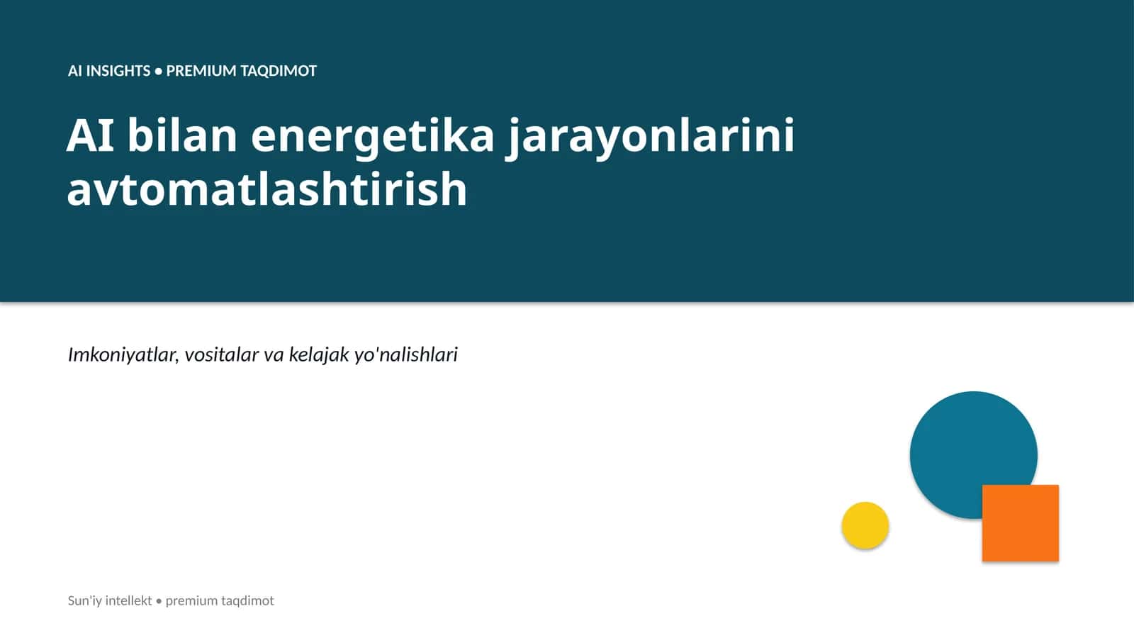 AI bilan energetika jarayonlarini avtomatlashtirish 1
