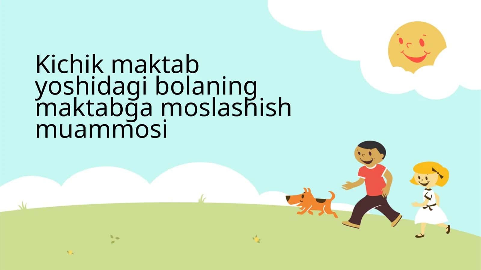 Kichik maktab yoshidagi bolaning maktabga moslashish muammosi 1