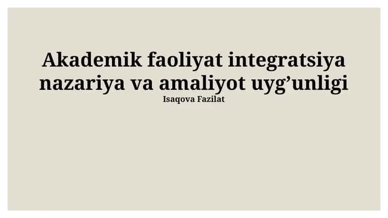 Pedagogika fanining 3 ta asosiy nazariyasi 1