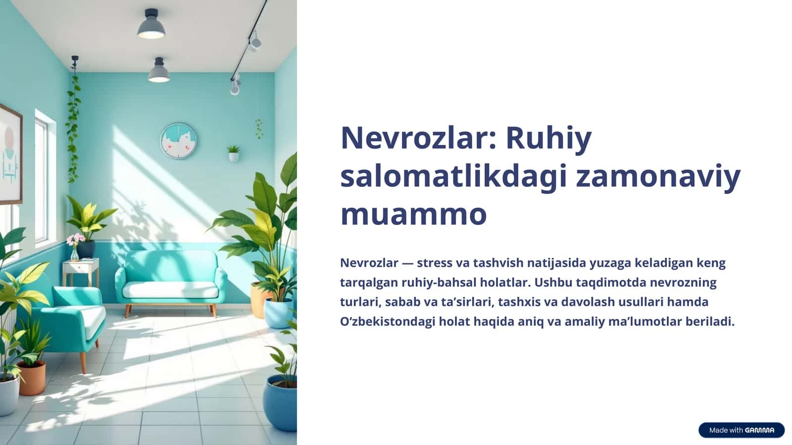 Nevrozlar: Ruhiy salomatlikdagi zamonaviy muammo 1