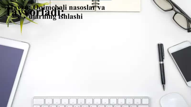 Oqimchali nasoslar va ularning ishlashi 1