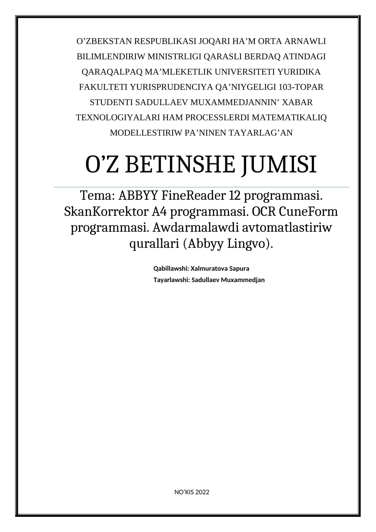 ABBYY FineReader 12 programmasi 1