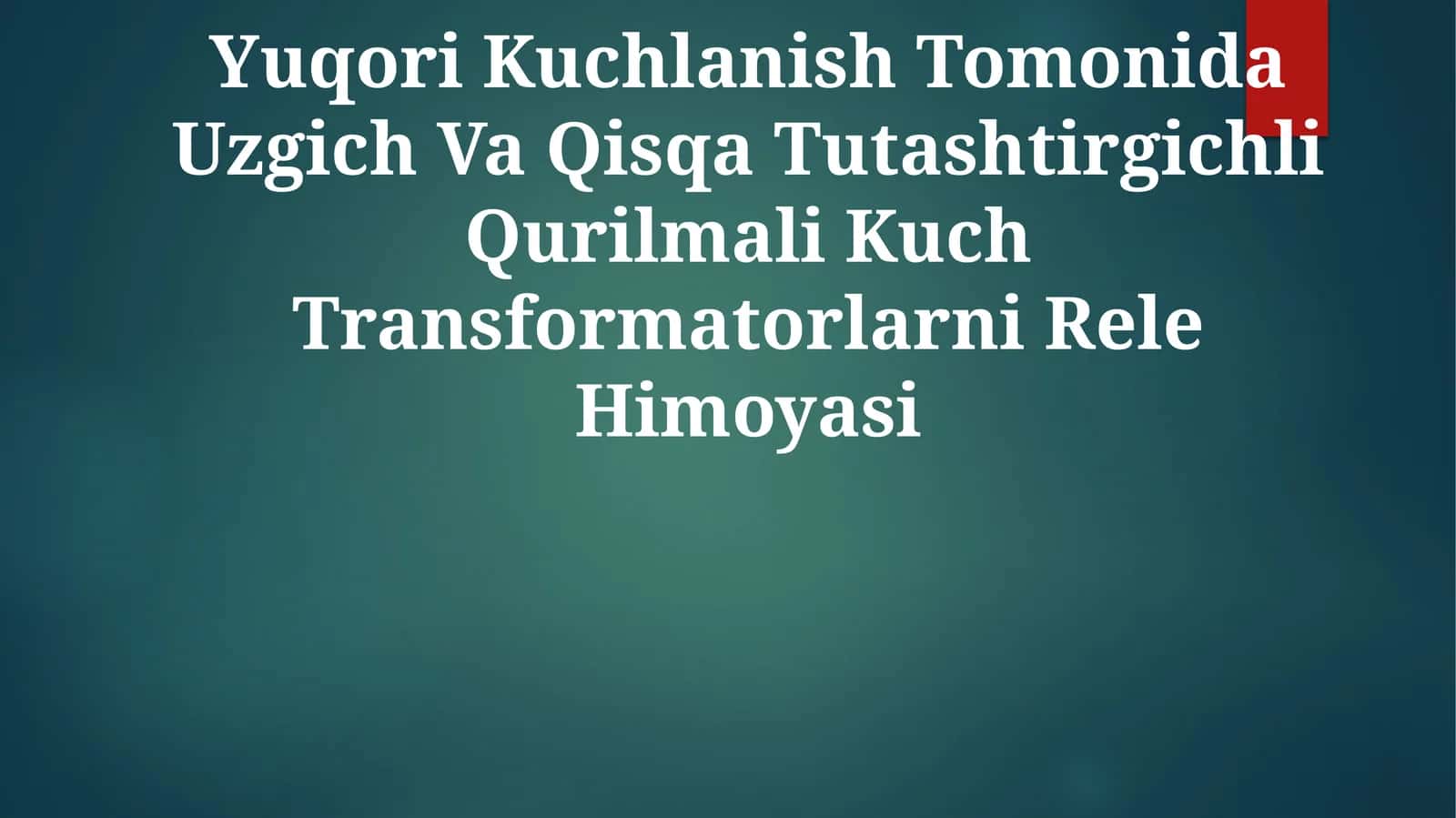 Uzgich va Qisqa Tutashtirgichli Qurilmali Kuch Transformatorlar 1