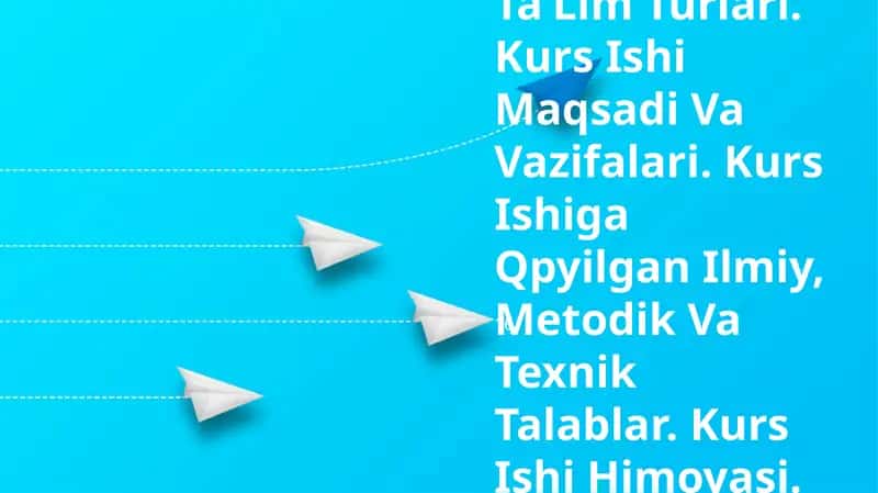 Mustaqil TaʼLim Maqsadi, Vazifasi 1