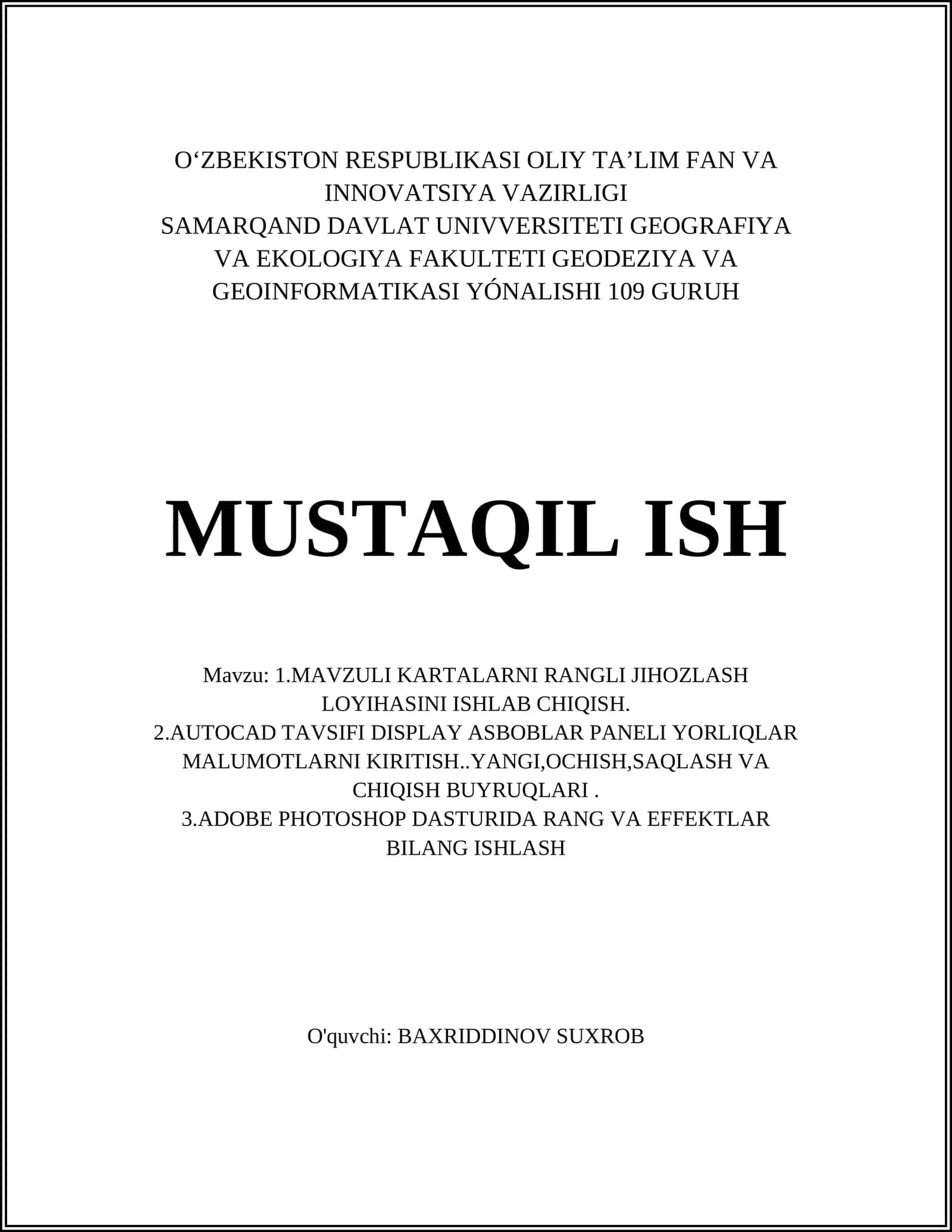 MAVZULI KARTALARNI RANGLI JIHOZLASH LOYIHASI 1