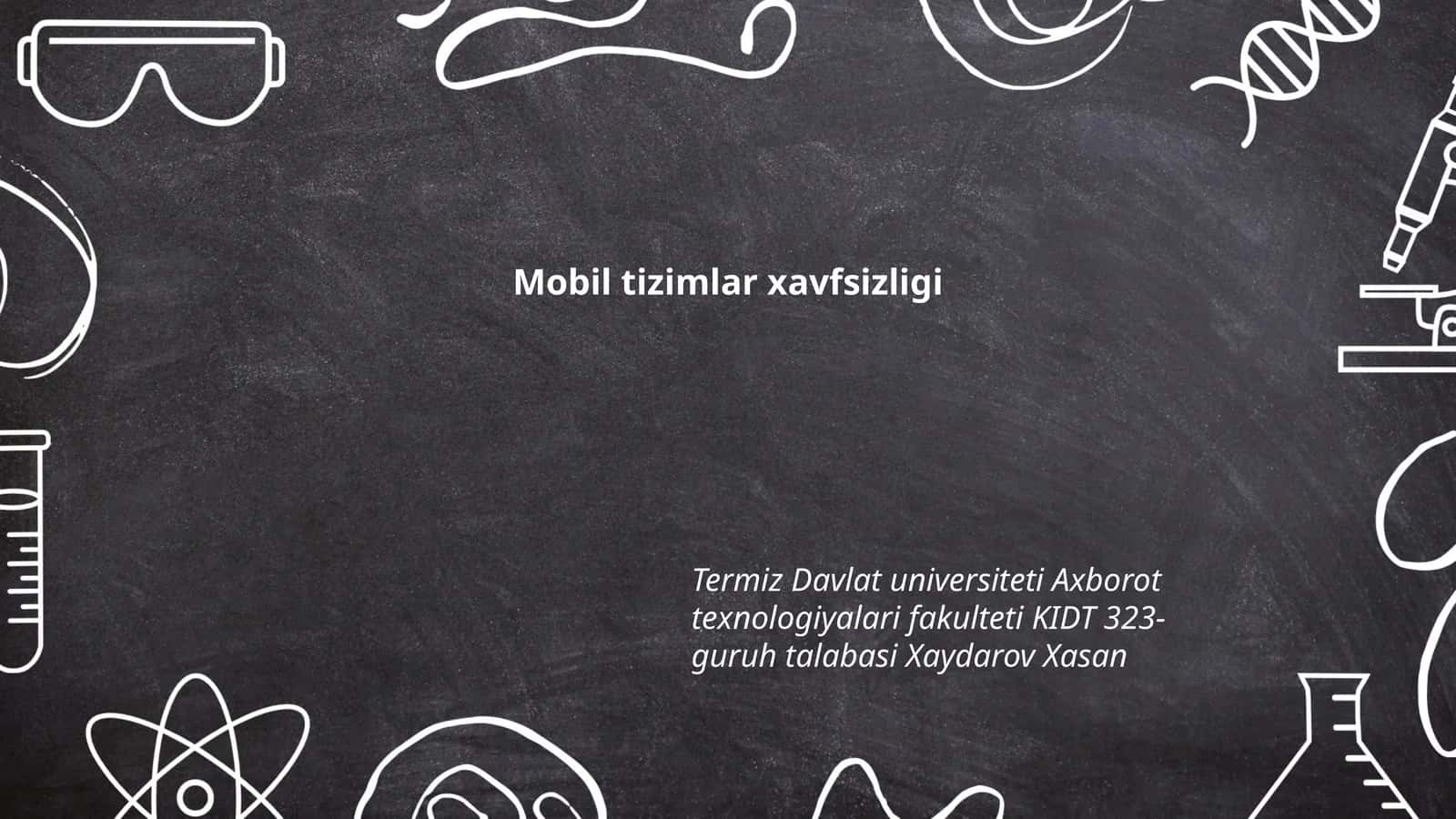 Mobil ilovalar xavfsizligi 1