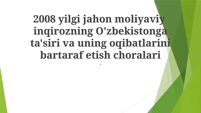 Moliyaviy va Pul-kredit Siyosati Javoblari 1