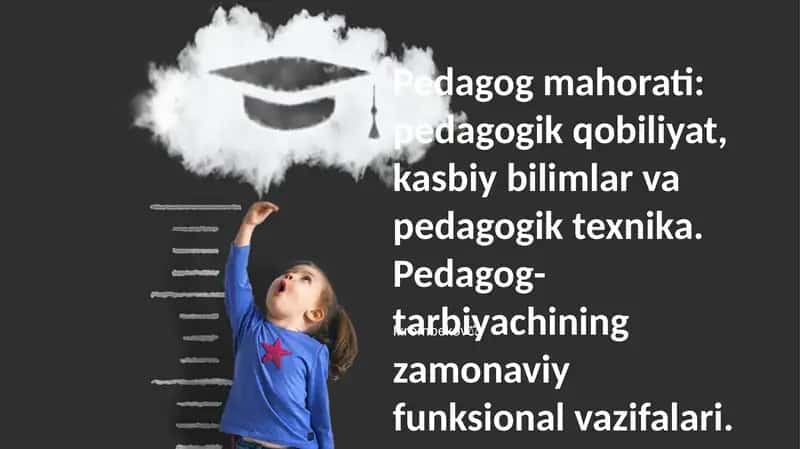 Pedagog mahorati 1
