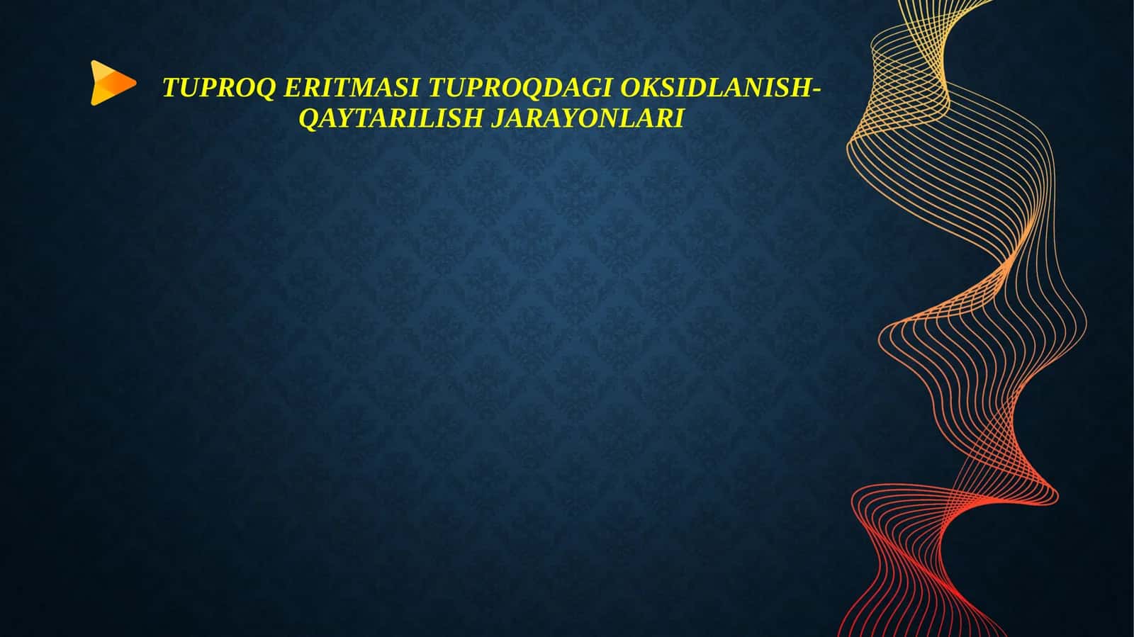 Tuproq eritmasi, tuproqdagi oksidlanish-qaytarilish jarayonlari 1