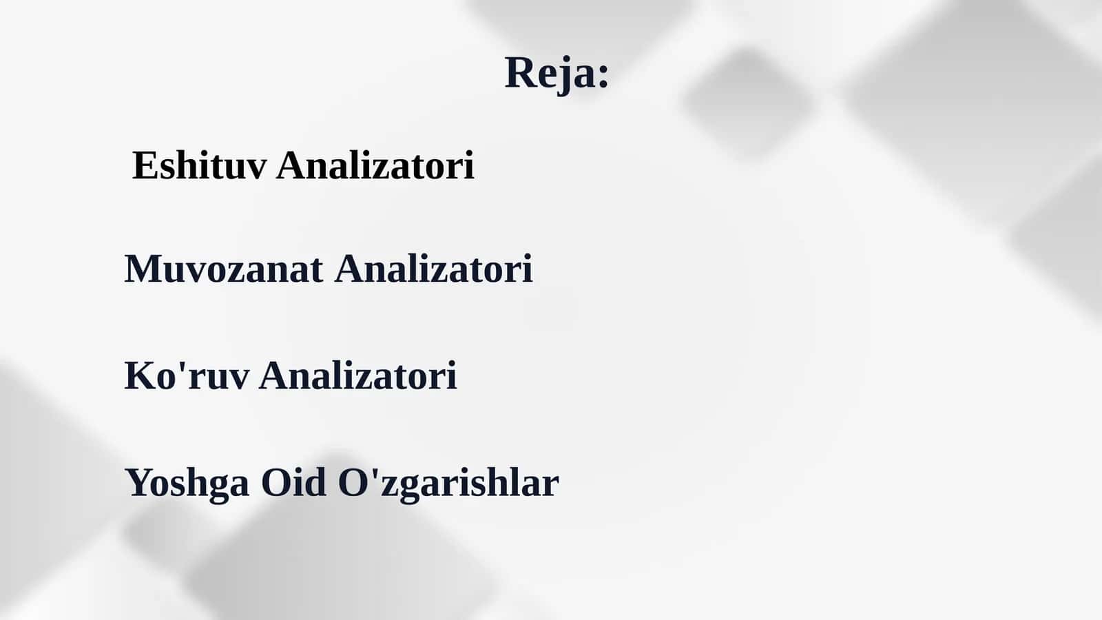 eshituv muvozanat ko’ruv analizatorlari 1