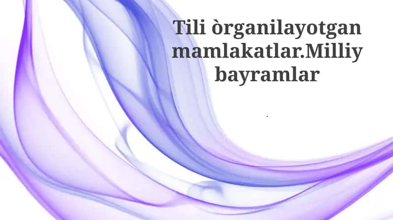 Milliy bayramlar 1