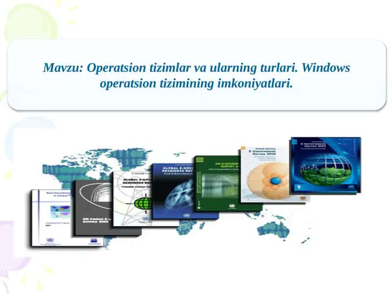 Operatsion tizimlar va ularning turlari 1