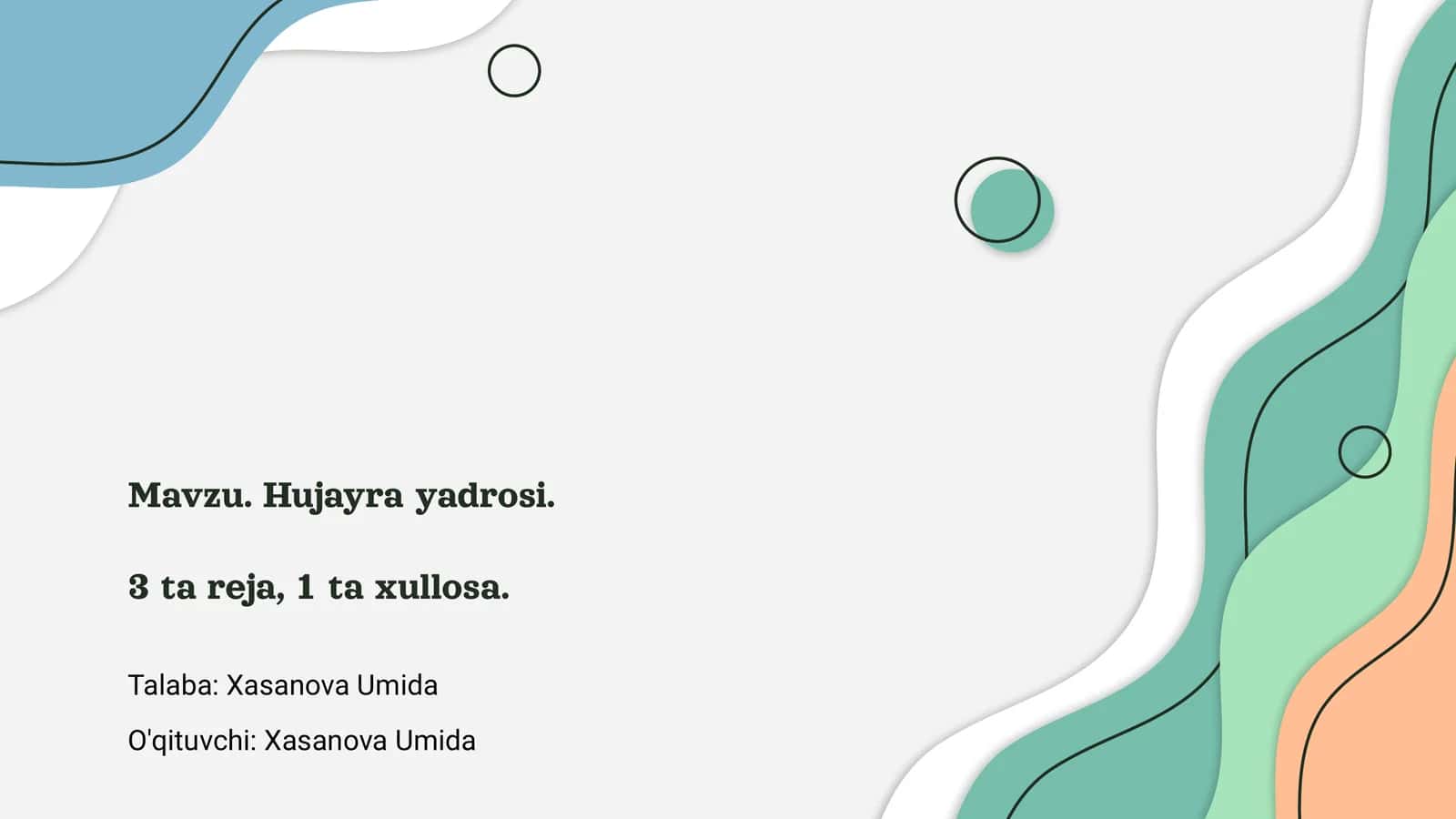 Hujayra yadrosi 1