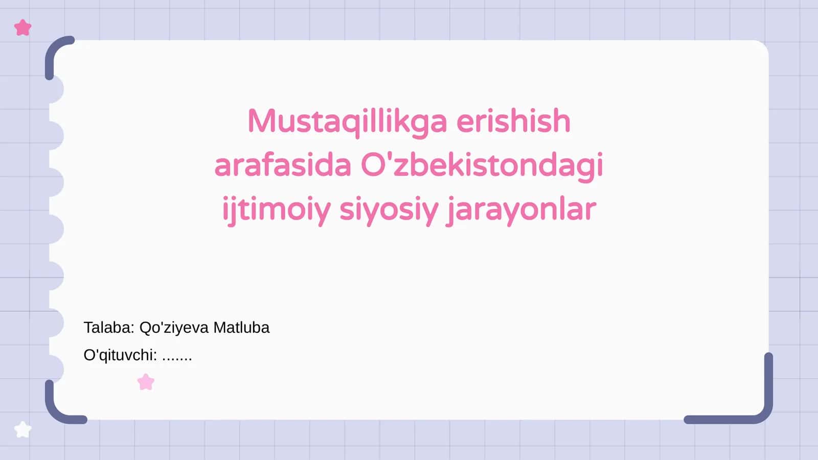 Mustaqillikga erishish jarayonlar 1