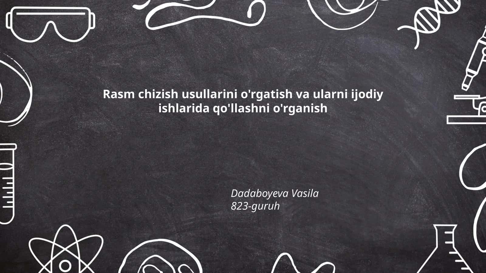 Perspektiva va chizish usullari tasviriy san'atda 1
