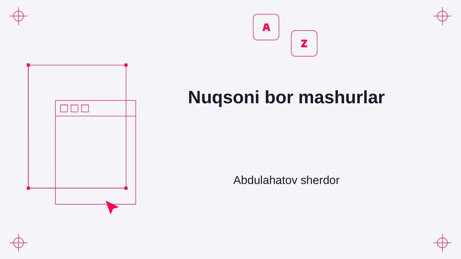 Nuqsoni bor mashurlar 1