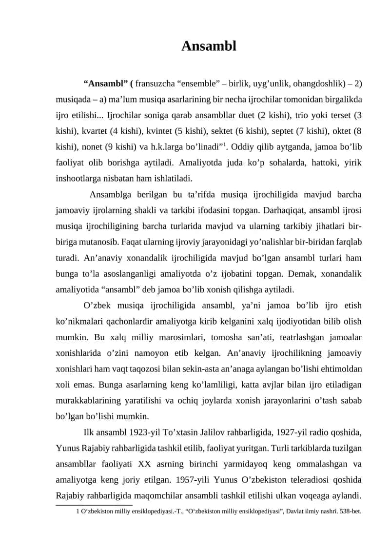 Ansambl 1