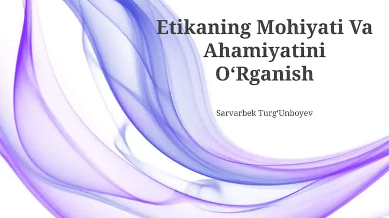 Axloqiy Tarbiya 1
