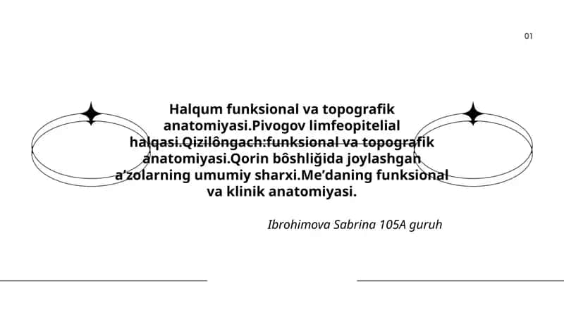 Halqum funksional va topografik anatomiyasi 1